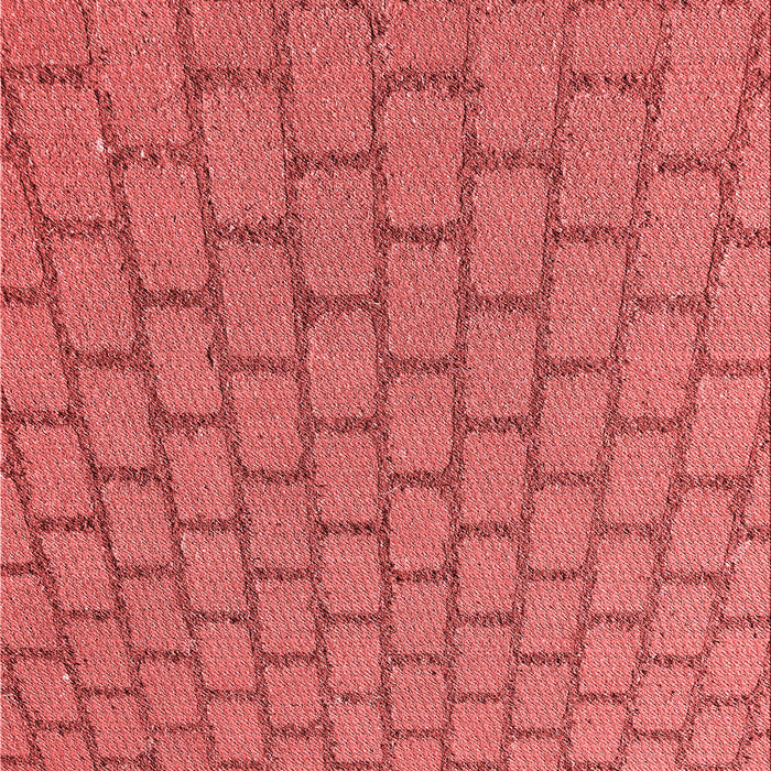 Machine Washable Transitional Red Rug, wshpat2197rd