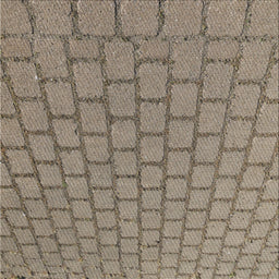 Sideview of Machine Washable Transitional Tan Brown Rug, wshpat2197