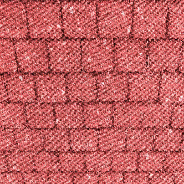 Patterned Red Rug, pat2198rd