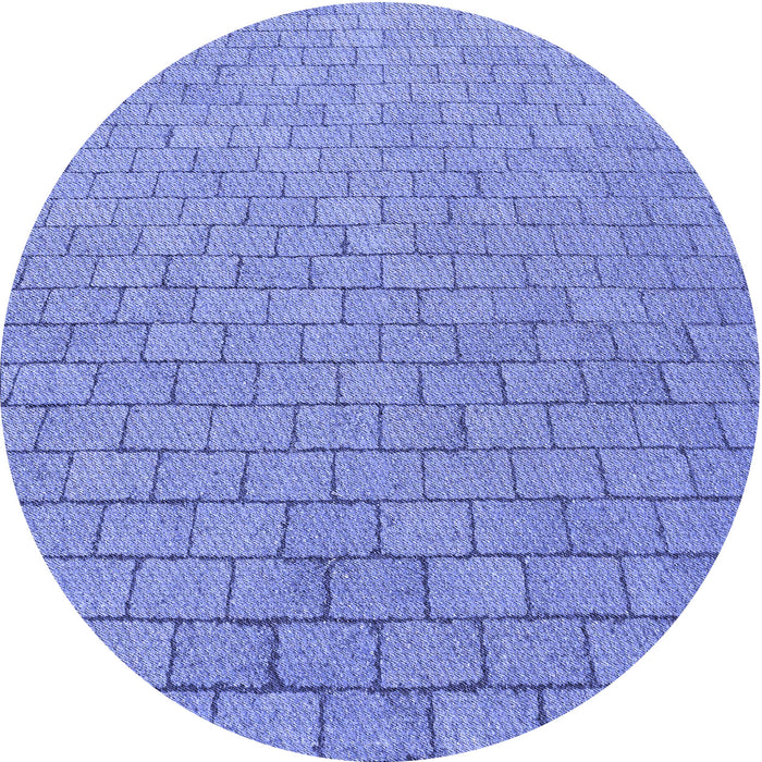 Square Machine Washable Transitional Denim Blue Rug in a Living Room, wshpat2199blu