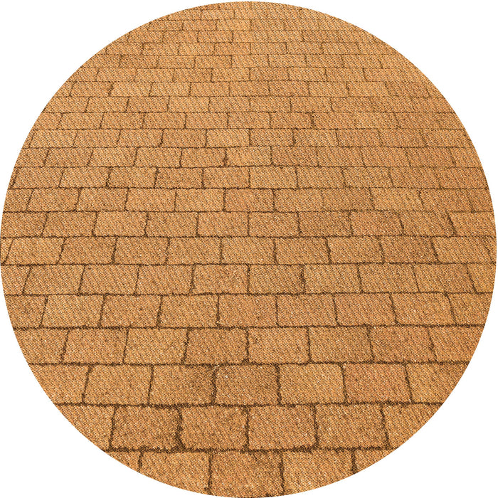 Square Patterned Sedona Brown Rug, pat2199org