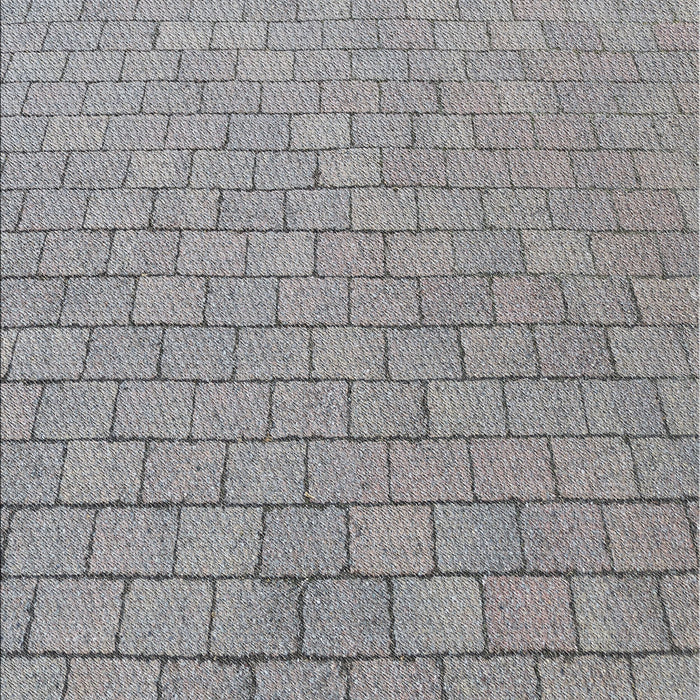 Patterned Silver Gray Novelty Rug, pat2199