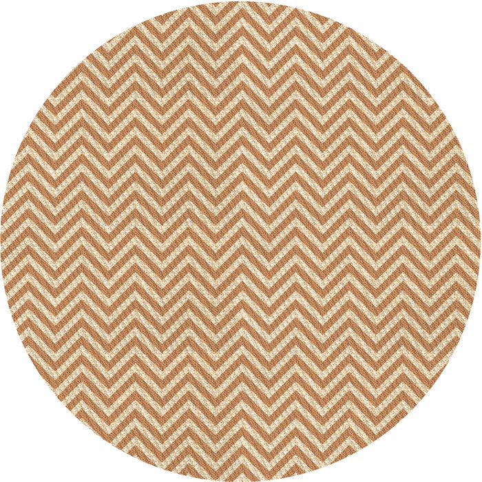 Square Patterned Orange Rug, pat22org