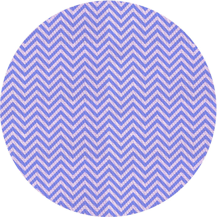 Square Patterned Light Slate Blue Rug, pat22pur