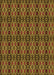 Patterned Caramel Brown Rug, pat220org