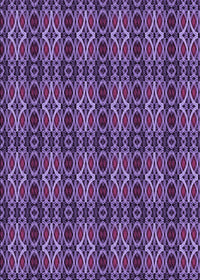 Machine Washable Transitional Purple Rug, wshpat220pur