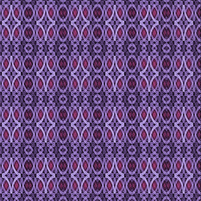 Round Machine Washable Transitional Purple Rug, wshpat220pur