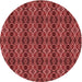 Square Machine Washable Transitional Red Rug in a Living Room, wshpat220rd