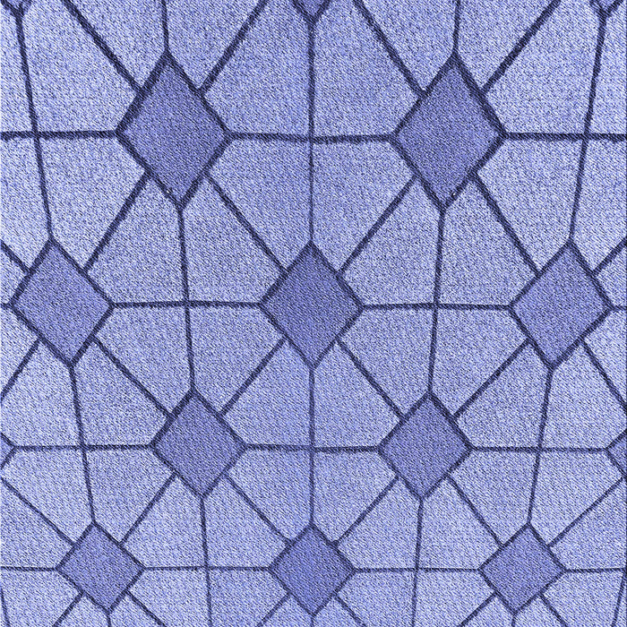 Patterned Jeans Blue Rug, pat2200blu