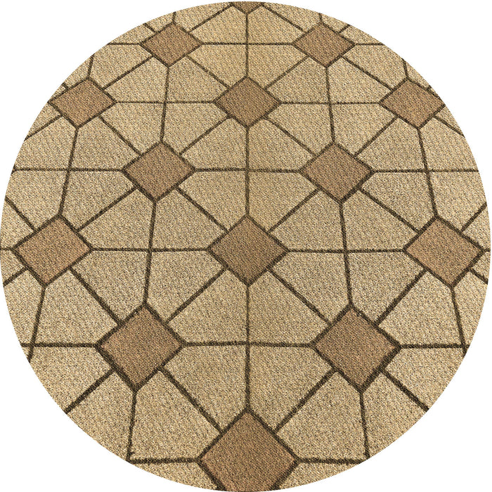 Square Machine Washable Transitional Light Brown Rug in a Living Room, wshpat2200brn