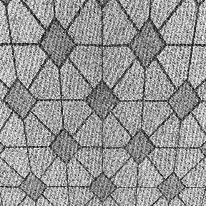 Patterned Smokey Gray Rug, pat2200gry