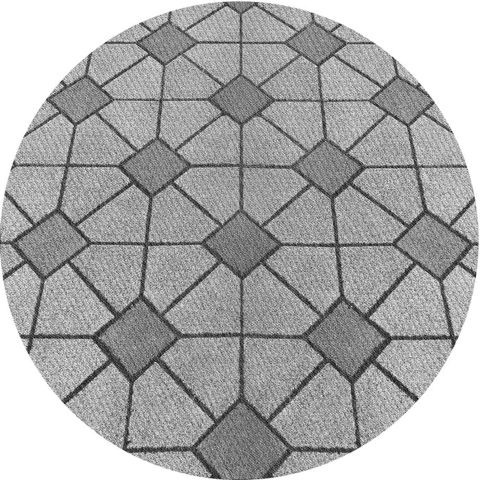 Square Machine Washable Transitional Smokey Gray Rug in a Living Room, wshpat2200gry