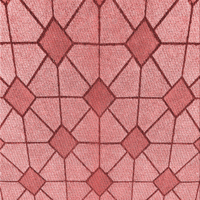 Machine Washable Transitional Light Coral Pink Rug, wshpat2200rd