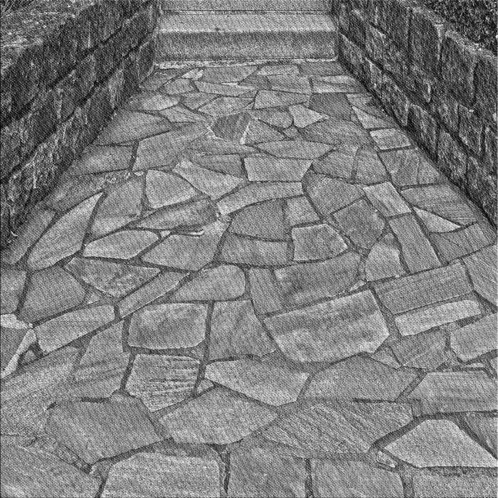 Round Patterned Gray Rug, pat2201gry