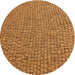 Square Patterned Mahogany Brown Rug, pat2202org