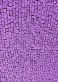 Machine Washable Transitional Purple Rug, wshpat2202pur