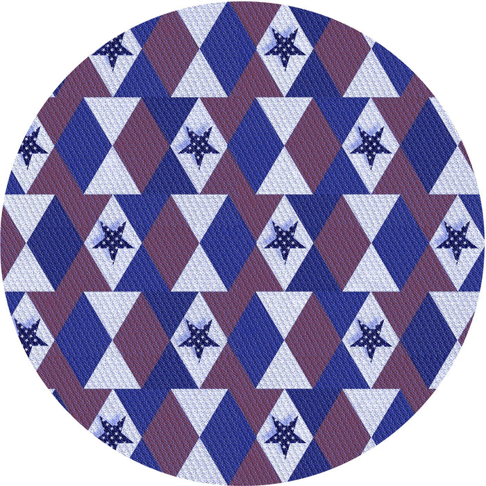 Square Machine Washable Transitional Purple Mimosa Purple Rug in a Living Room, wshpat2203blu