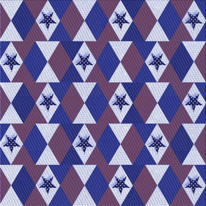 Round Machine Washable Transitional Purple Mimosa Purple Rug, wshpat2203blu