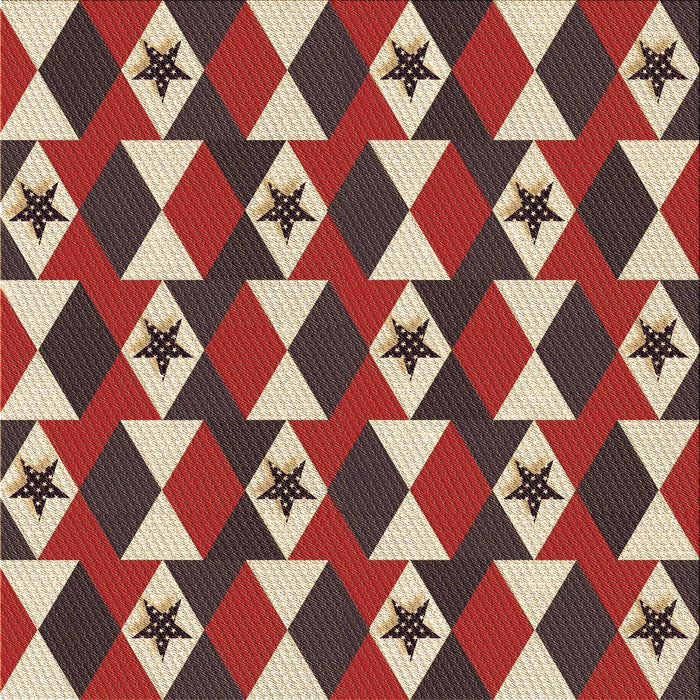 Round Patterned Camel Brown Rug, pat2203brn