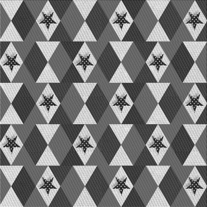 Round Machine Washable Transitional Cloud Gray Rug, wshpat2203gry