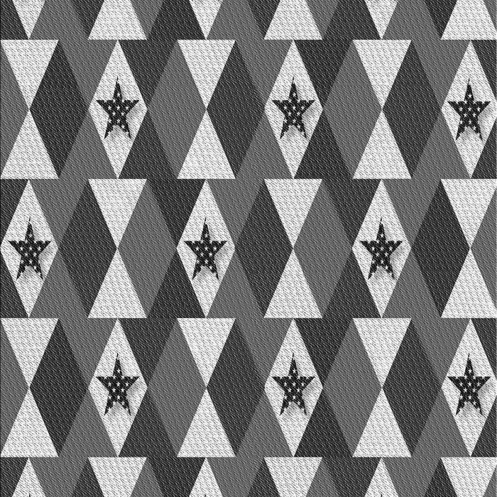 Machine Washable Transitional Cloud Gray Rug, wshpat2203gry