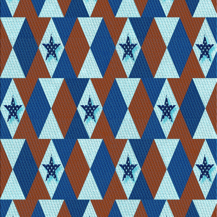 Machine Washable Transitional Crystal Blue Rug, wshpat2203lblu