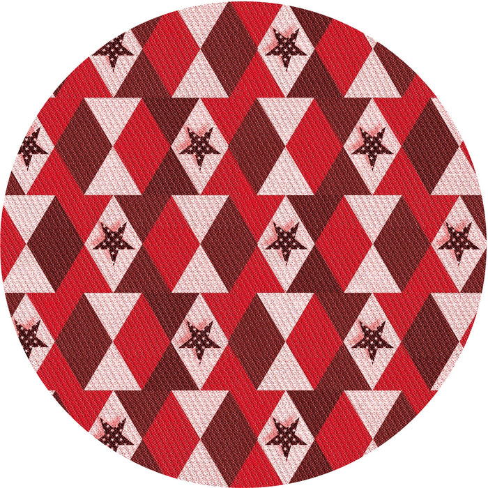 Square Machine Washable Transitional Light Coral Pink Rug in a Living Room, wshpat2203rd