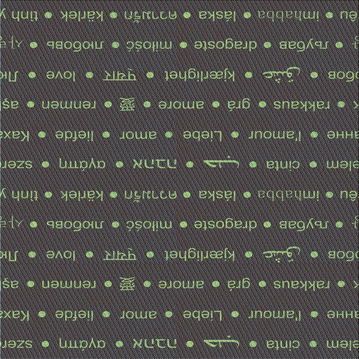 Round Patterned Hazel Green Rug, pat2204lblu