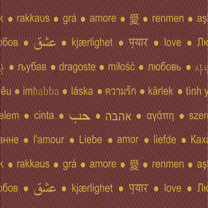 Patterned Rust Pink Novelty Rug, pat2204