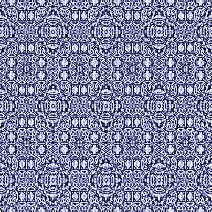 Machine Washable Transitional Blue Rug, wshpat2205blu