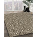 Patterned Bakers Brown Rug in Family Room, pat2205brn