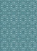 Patterned Medium Teal Green Rug, pat2205lblu