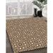 Patterned Bakers Brown Rug in Family Room, pat2205org