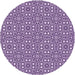 Square Machine Washable Transitional Purple Rug in a Living Room, wshpat2205pur