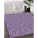 Machine Washable Transitional Purple Rug in a Family Room, wshpat2205pur