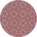 Square Machine Washable Transitional Pink Rug in a Living Room, wshpat2205rd