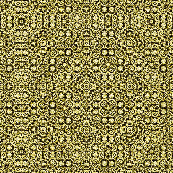 Round Patterned Bakers Brown Rug, pat2205yw