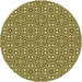 Square Patterned Bakers Brown Rug, pat2205yw