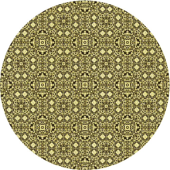 Square Machine Washable Transitional Bakers Brown Rug in a Living Room, wshpat2205yw