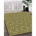 Patterned Bakers Brown Rug in Family Room, pat2205yw