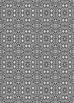 Patterned Light Gray Novelty Rug, pat2205