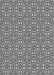 Patterned Light Gray Novelty Rug, pat2205