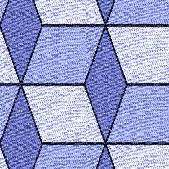 Machine Washable Transitional Royal Blue Rug, wshpat2206blu