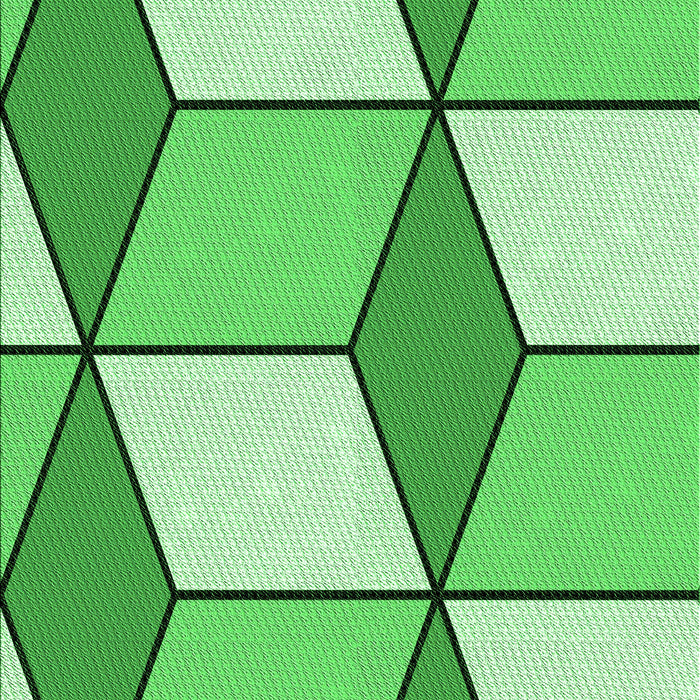 Patterned Green Rug, pat2206grn