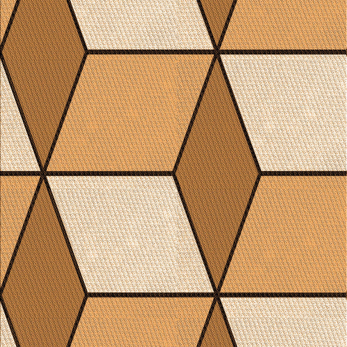 Patterned Yellow Rug, pat2206org