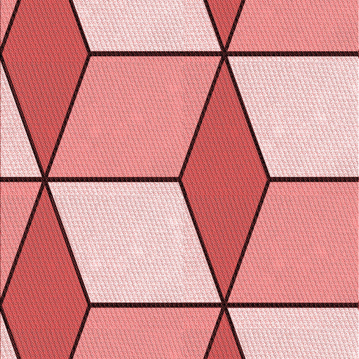 Patterned Red Rug, pat2206rd