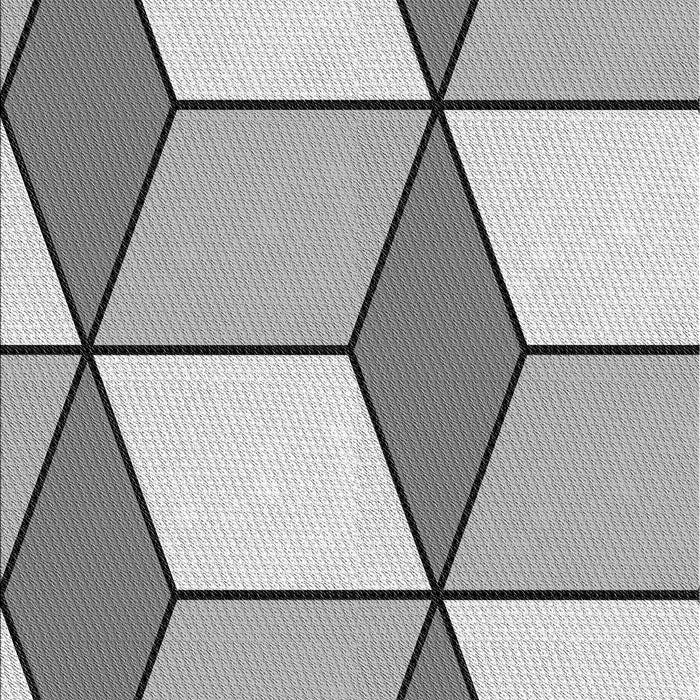 Machine Washable Transitional Gainsboro Gray Rug, wshpat2206