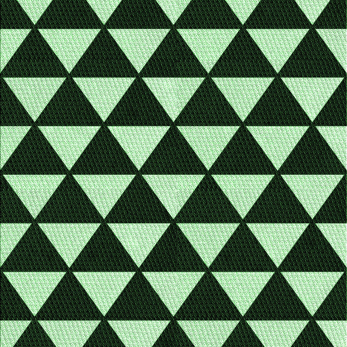 Patterned Black Rug, pat2207grn