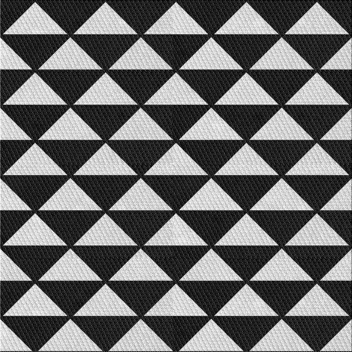 Round Patterned Midnight Gray Rug, pat2207gry