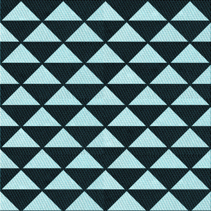 Round Patterned Deep Teal Green Rug, pat2207lblu